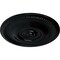 Ekena Millwork Raynor Ceiling Medallion (Fits Canopies up to 6"), Hand-Painted Black Pearl, 20 5/8"OD x 1 3/8"P CM20BEBPS - alternate 4